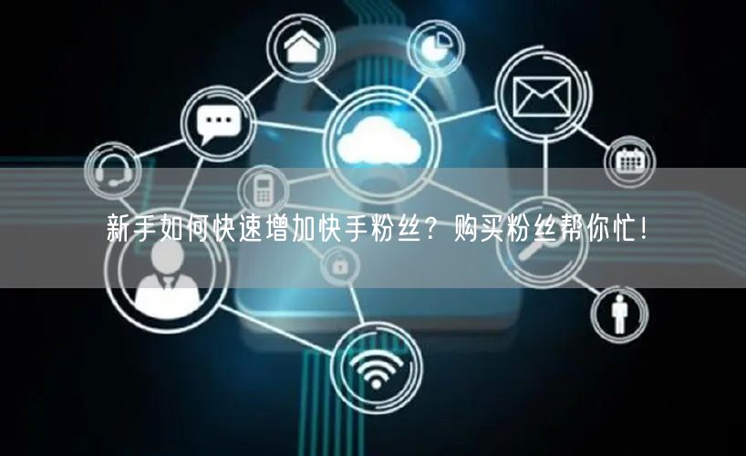 新手如何快速增加快手粉丝?购买粉丝帮你忙!