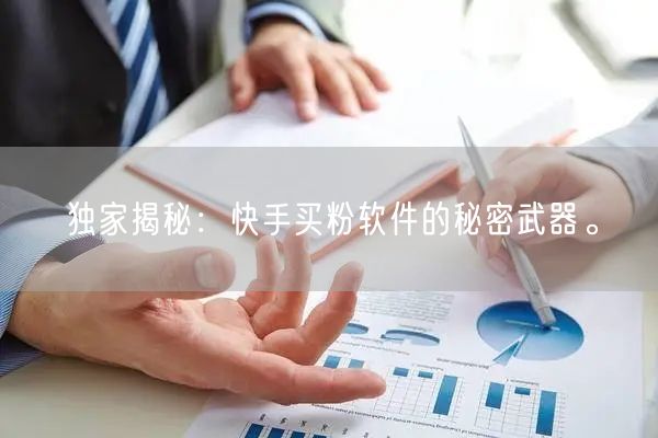 独家揭秘:快手买粉软件的秘密武器。